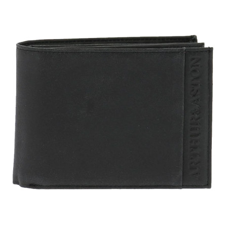 Arthur and Aston Diego Italian Wallet 1438-499U Black