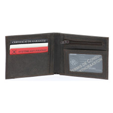 Arthur & Aston Diego Italian Leather Wallet 1438-573U Chestnut