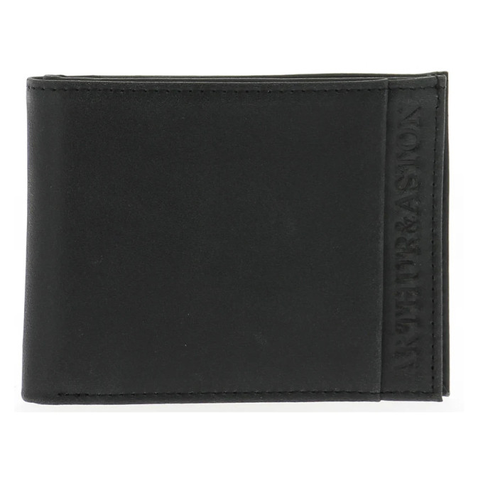 Arthur & Aston Diego Italian Leather Wallet 1438-573U Black