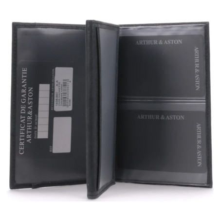 Arthur and Aston Diego Document Holder 1438-982U Black