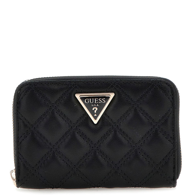 Guess Giully Medium Zip Black Wallet