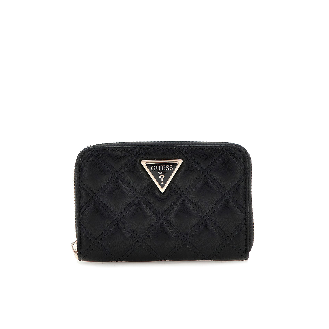 Guess Giully Medium Zip Black Wallet