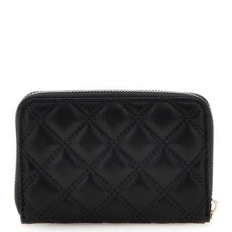 Guess Giully Medium Zip Black Wallet
