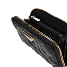 Guess Giully Medium Zip Black Wallet