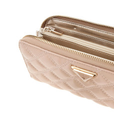 Guess Giully Compagnon Zippé Light Beige ouvert