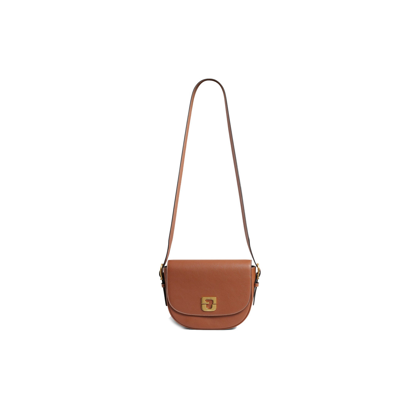 Gérard Darel Premium Le Camille Satchel in Tan Leather