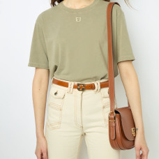 Gérard Darel Premium Le Camille Satchel in Tan Leather