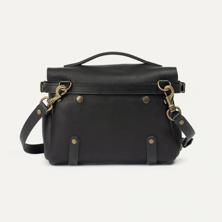 Bleu de Chauffe Eclair S Postman Bag Black