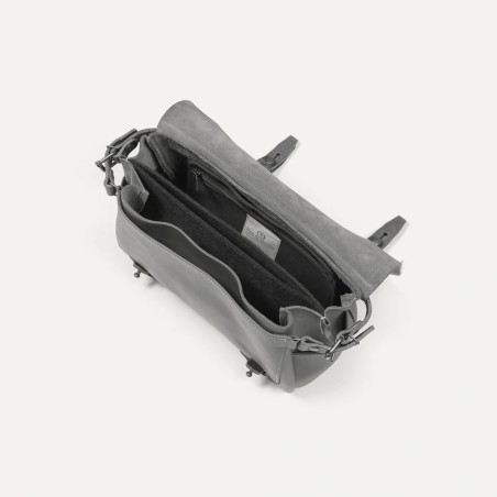 Bleu de Chauffe Sac Postier Eclair S Noir ouvert