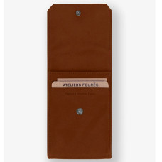 Fourès Baroudeur Folding Cheque Holder F9129 Tawny