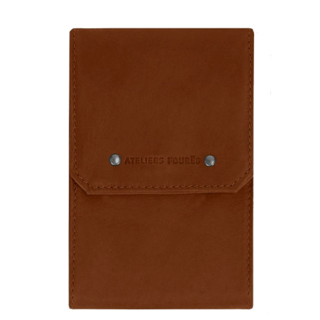 Fourès Baroudeur Pliing Cheque Holder F9129 Tawny