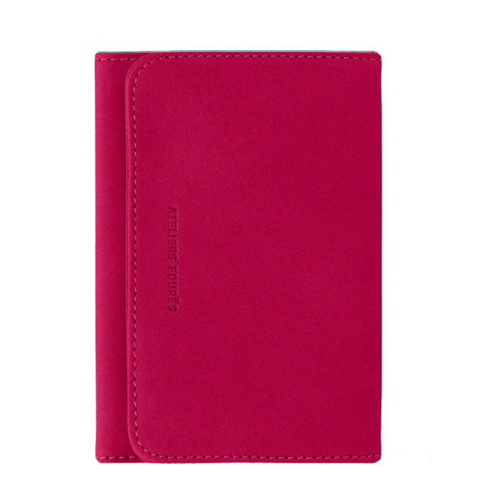 Ateliers Fourès Baroudeuse Card Holder Hespérie B46 Hibiscus