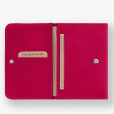 Ateliers Fourès Baroudeuse Card Holder Hespérie B46 Hibiscus