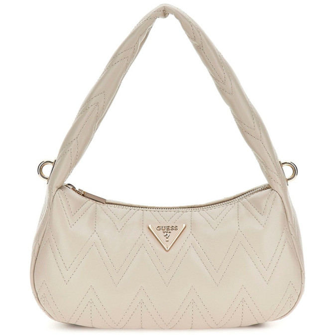 Guess Eda Clutch and Shoulder Bag Taupe