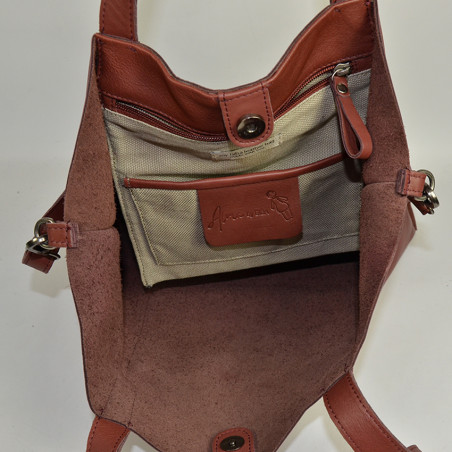Biba Sylva TB Sac Cabas SYT1L Cobre ouvert