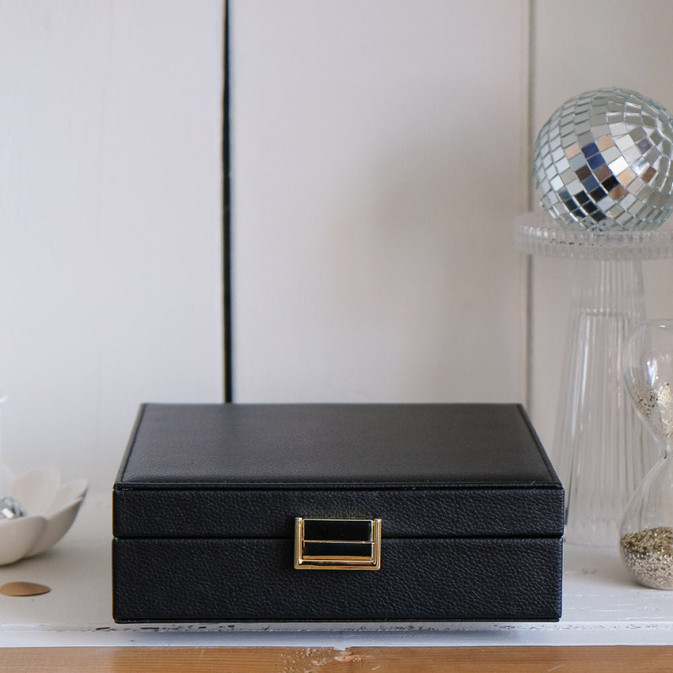 Maison Scarlett Anne Jewelry Box Black