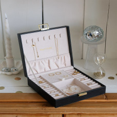 Maison Scarlett Anne Jewelry Box Black