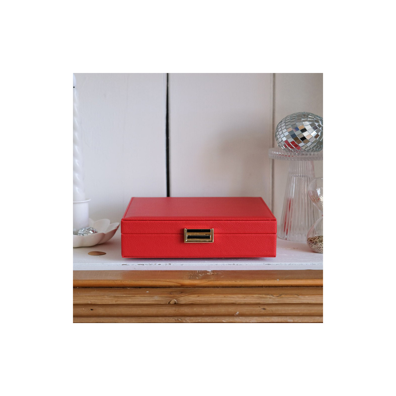 Maison Scarlett Anne Red Jewelry Box
