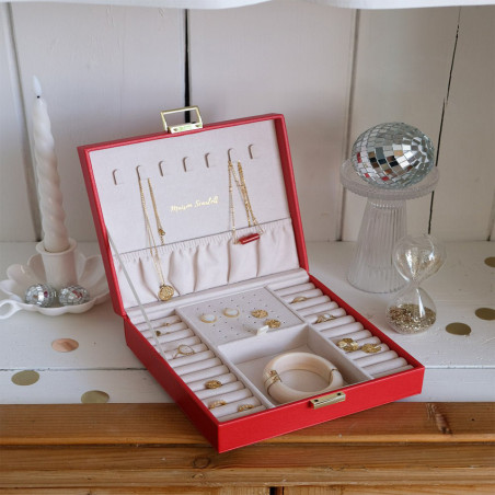 Maison Scarlett Anne Red Jewelry Box