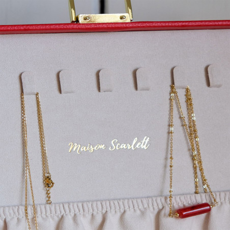 Maison Scarlett Anne Red Jewelry Box