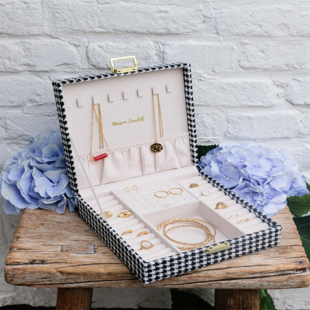 Maison Scarlett Anne Black Birdcage Jewelry Box