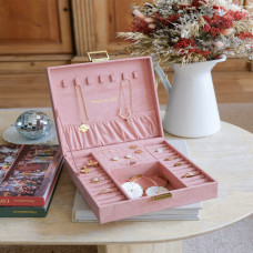 Maison Scarlett Anne Velvet Jewelry Box