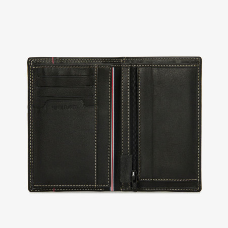 Serge Blanco Vancouver 3-Pocket Wallet VAN21019 Black