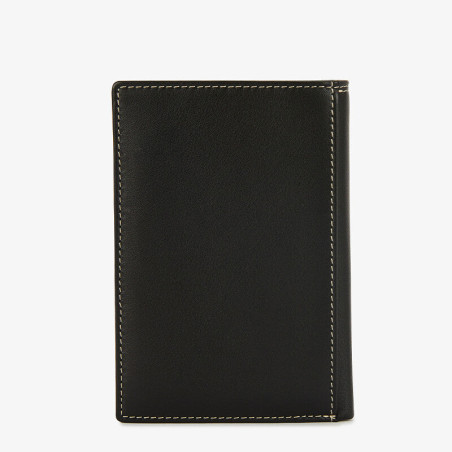 Serge Blanco Vancouver 3-Pocket Wallet VAN21019 Black