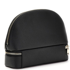 Guess Large Dome Toiletry Bag 2 Compartments Black