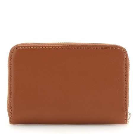Guess Laurel Medium Zip Cognac Wallet