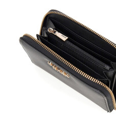 Guess Laurel Portefeuille Medium Zip Black ouvert