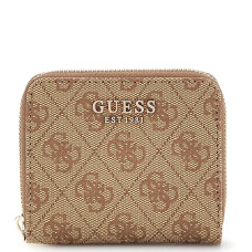 Guess Laurel Mini Wallet Latte Logo