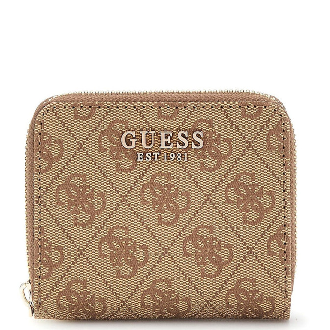 Guess Laurel Mini Portefeuille Latte Logo