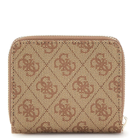 Guess Laurel Mini Wallet Latte Logo
