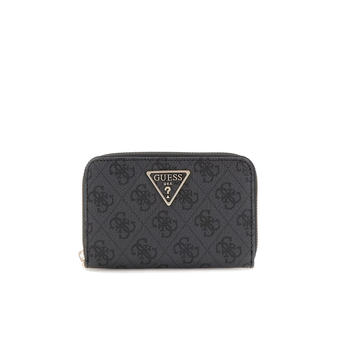 Guess Laurel Medium Zip Coal Logo Wallet