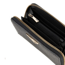 Guess Laurel Medium Zip Coal Logo Wallet