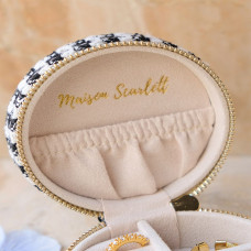 Maison Scarlett Travel Jewelry Box Yvonne in Chicken Feet