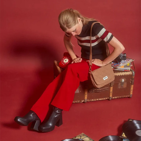Hindbag Trotter Bag Margault Quilted Cinnamon