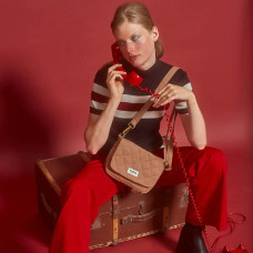 Hindbag Trotter Bag Margault Quilted Cinnamon