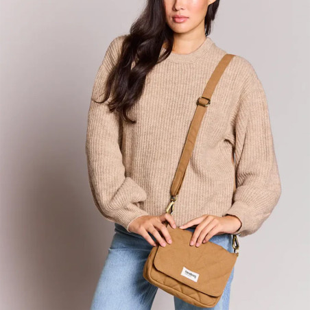 Hindbag Trotter Bag Margault Quilted Cinnamon