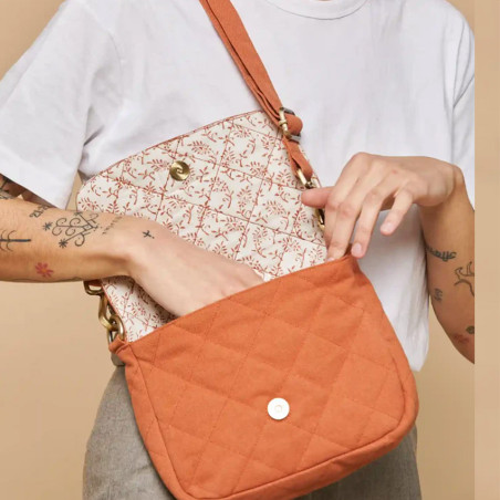Hindbag Trotter Bag Margault Quilted Sienna