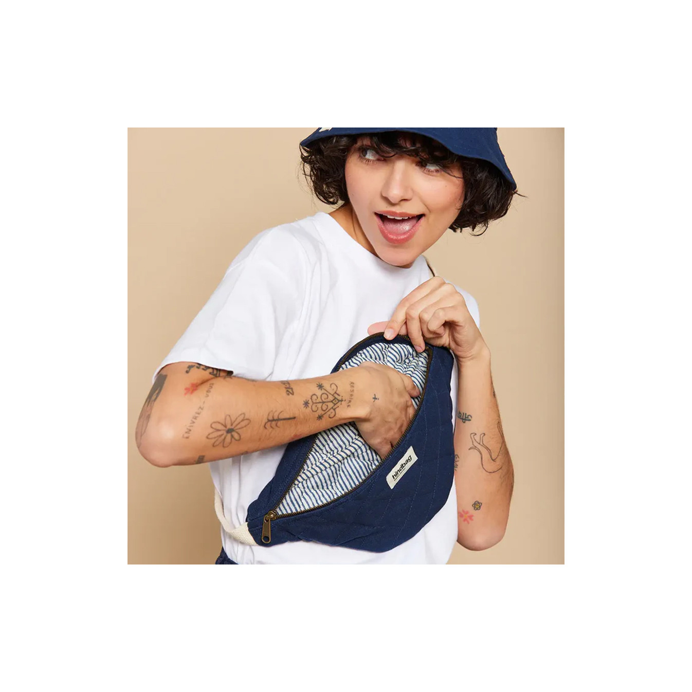 Hindbag Olivia Padded Navy Banana