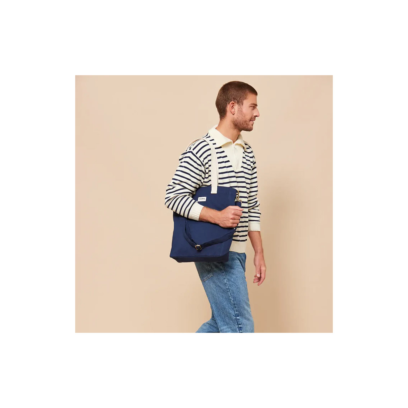 Hindbag Tote Bag and Paul Navy Shopping Bag