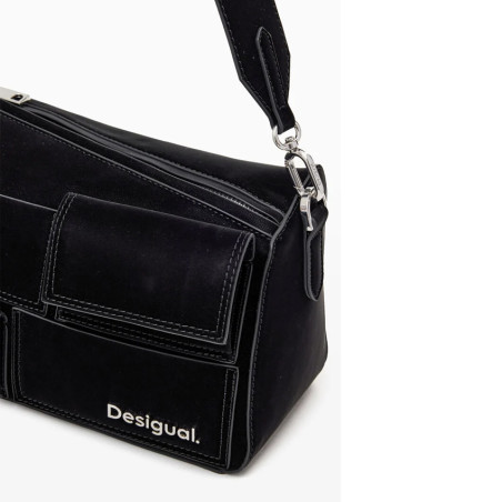 Desigual Shoulder Bag Pocket Black