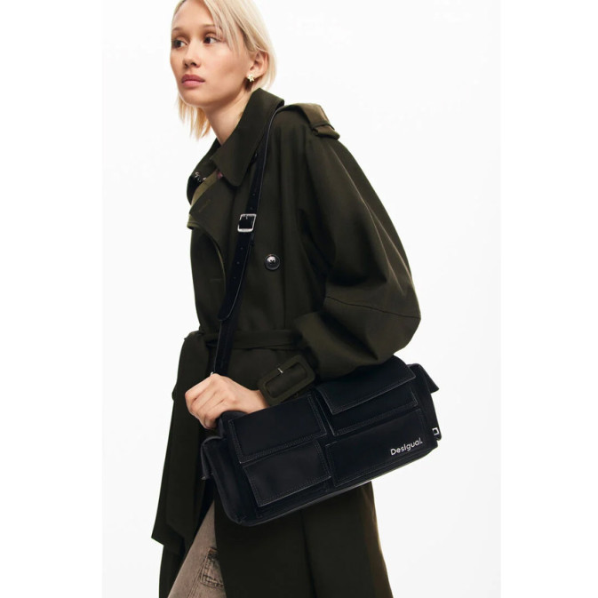Desigual Baguette Pocket Bag Black