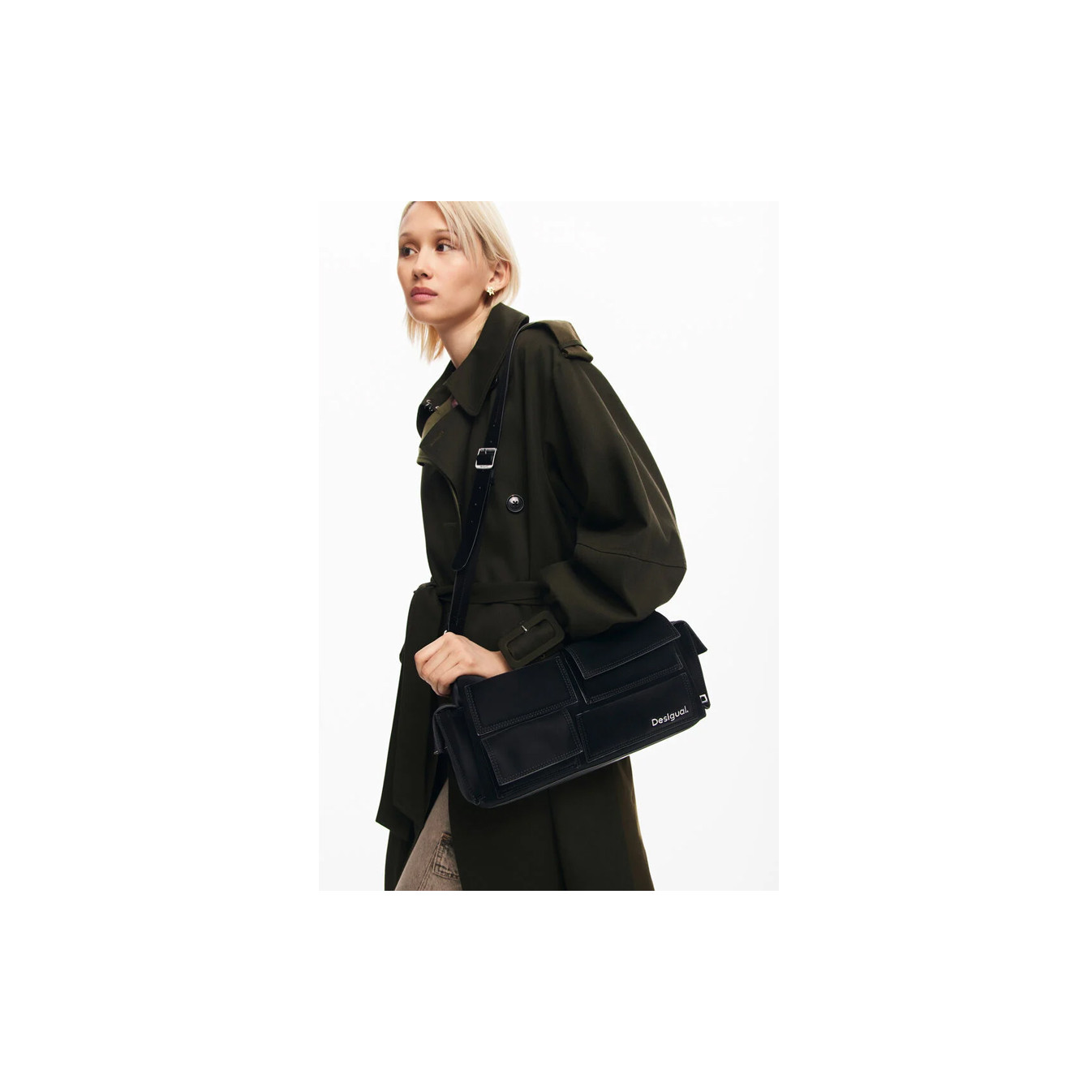 Desigual Baguette Pocket Bag Black