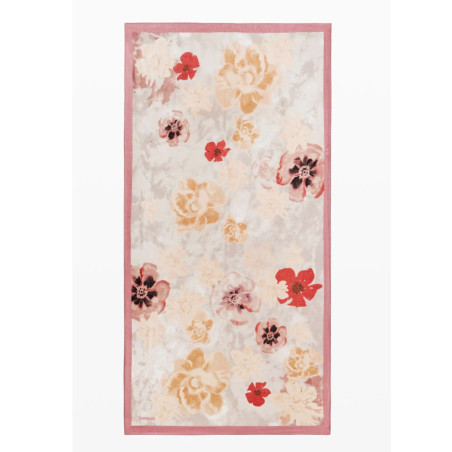 Desigual Floral Scarf Rectangle Granate