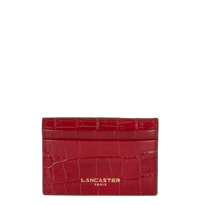 Lancaster Exo Card Holder 124-13 Carmine