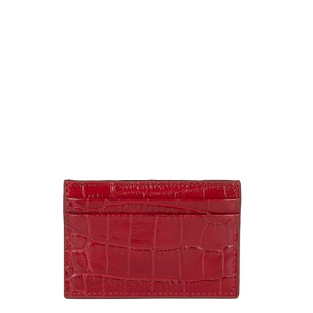 Lancaster Exo Card Holder 124-13 Carmine