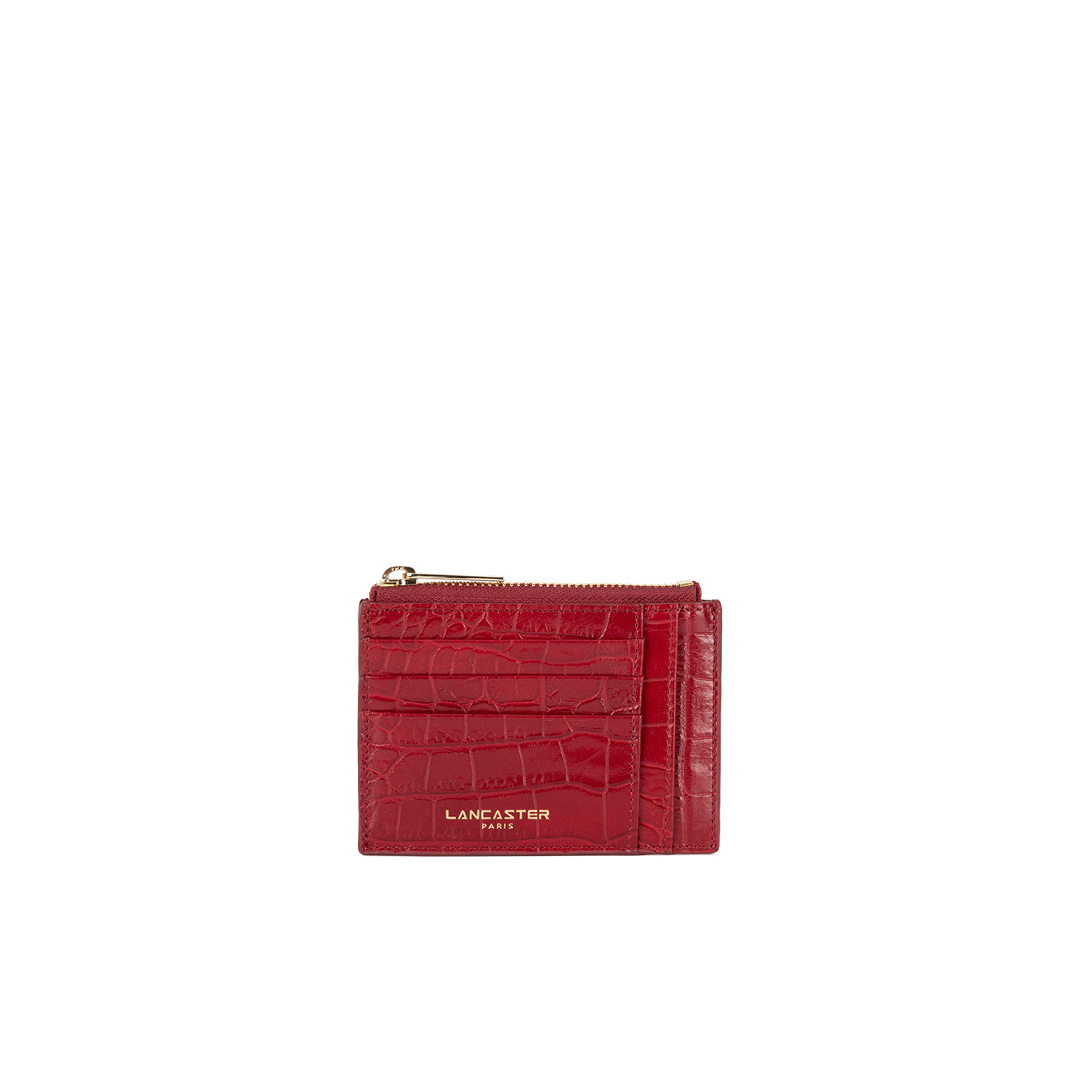 Lancaster Exo Card Holder 124-16 Carmine